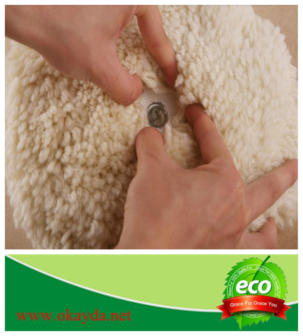 Double Face Sheep Wool Polishing Pad